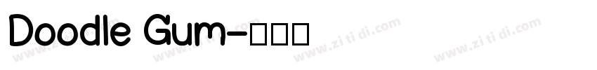 Doodle Gum字体转换